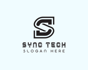 Tech Software Letter S logo design