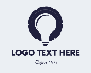 Concept - Wheel Idea Bulb logo design