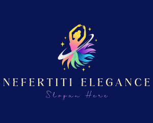 Elegant Ballet Dancer logo design