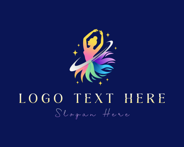 Ballet - Elegant Ballet Dancer logo design