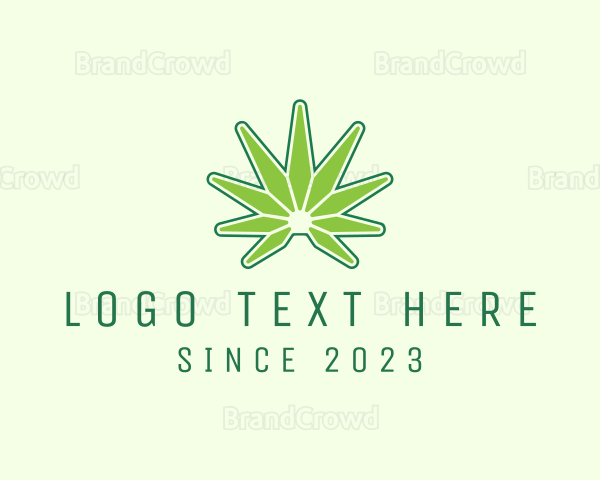 Modern Edgy Cannabis Logo