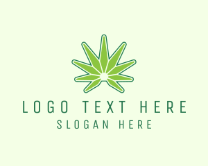 Modern Edgy Cannabis Logo