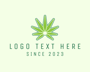 Medicine - Modern Edgy Cannabis logo design