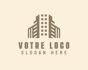 Construction - Building Real Estate logo design