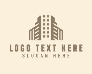 Skyscraper - Building Real Estate logo design