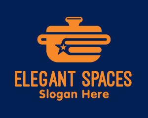 Orange Pot Dinner logo design