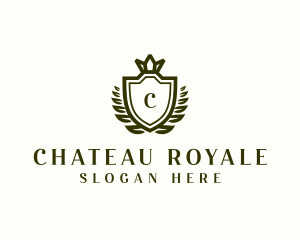 Shield Royal Crown logo design