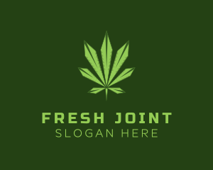 Joint - Cannabis Weed Geometric logo design