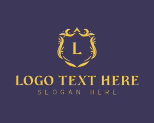 High End - College University Shield logo design