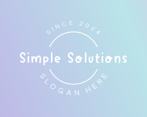 Simple Quirky Boutique logo design