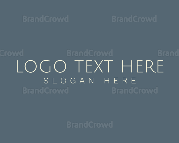 Elegant Minimalist Brand Logo