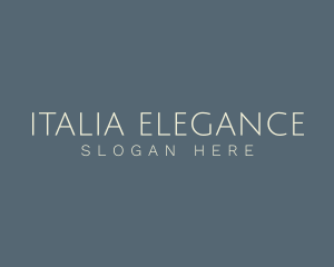 Elegant Minimalist Brand logo design