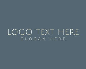 Elegant Minimalist Brand Logo