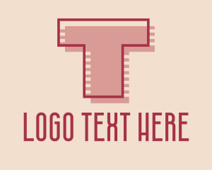 Fashion Design - Interior Design Letter T logo design
