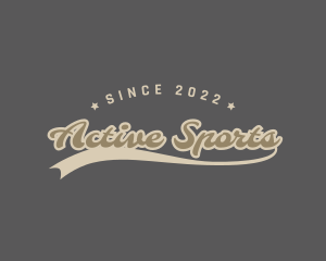 Retro Sports Brand logo design