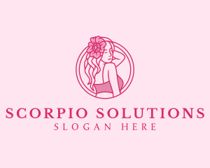 Beauty Hair Stylist logo design