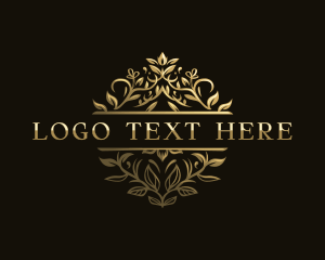 Emblem - Elegant Floral Emblem logo design