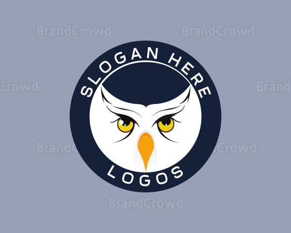 Wild Owl Bird Logo