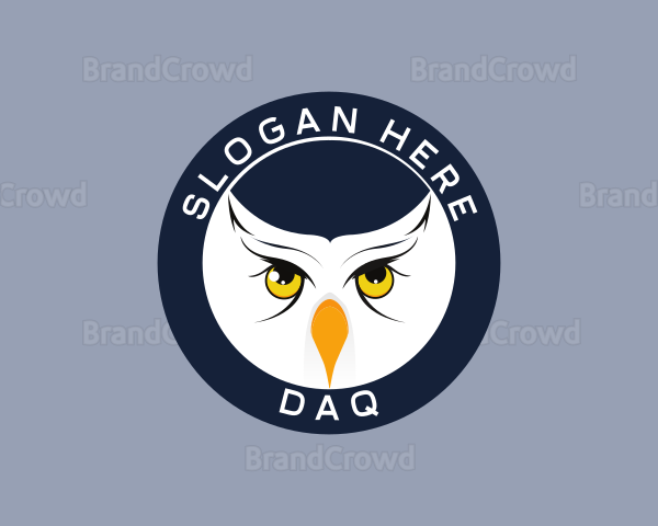 Wild Owl Bird Logo