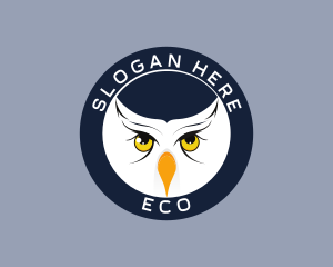 Wild Owl Bird Logo