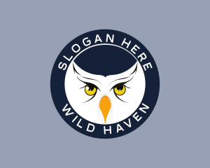 Wild Owl Bird logo design