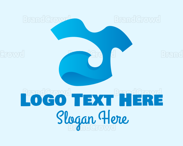 Blue Shirt Clothing Logo