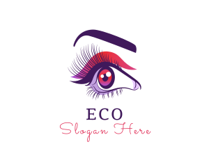 Feminine Cosmetics Eye  Logo