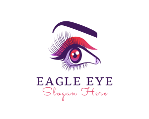 Feminine Cosmetics Eye  logo design