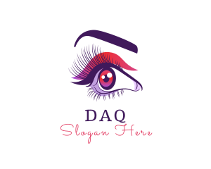 Eyeshadow - Feminine Cosmetics Eye logo design