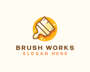 Brush - Painter Paint Brush logo design