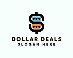 Dollar - Dollar Chat Currency logo design