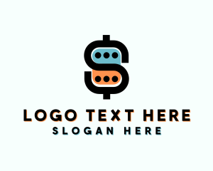 Loan - Dollar Chat Currency logo design