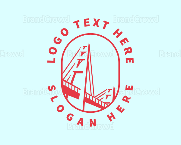 San Francisco Bridge Landmark Logo