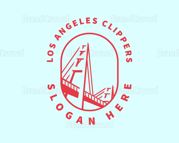 San Francisco Bridge Landmark Logo