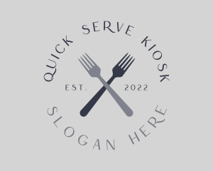 Fork Cutlery Restaurant logo design