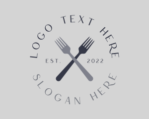 Meal - Fork Cutlery Restaurant logo design