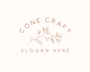 Minimalist Botanical Flowers logo design