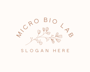 Minimalist Botanical Flowers logo design