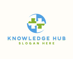 Learning - Learning Kids Puzzle logo design