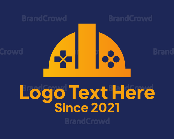 Game Console Hard Hat Logo