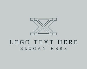 Consulting - Professional Serif Letter X logo design