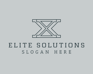 Professional - Professional Serif Letter X logo design