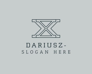 Consultant - Professional Serif Letter X logo design