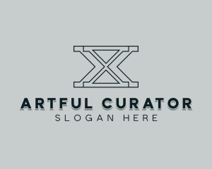 Professional Consulting Letter X logo design