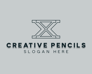 Professional Consulting Letter X logo design