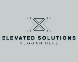 Professional Consulting Letter X logo design