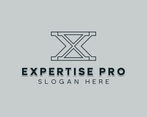 Professional Consulting Letter X logo design