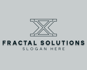 Professional Consulting Letter X logo design