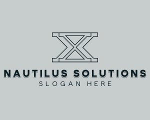 Professional Consulting Letter X logo design