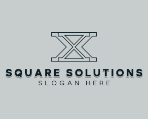 Professional Consulting Letter X logo design